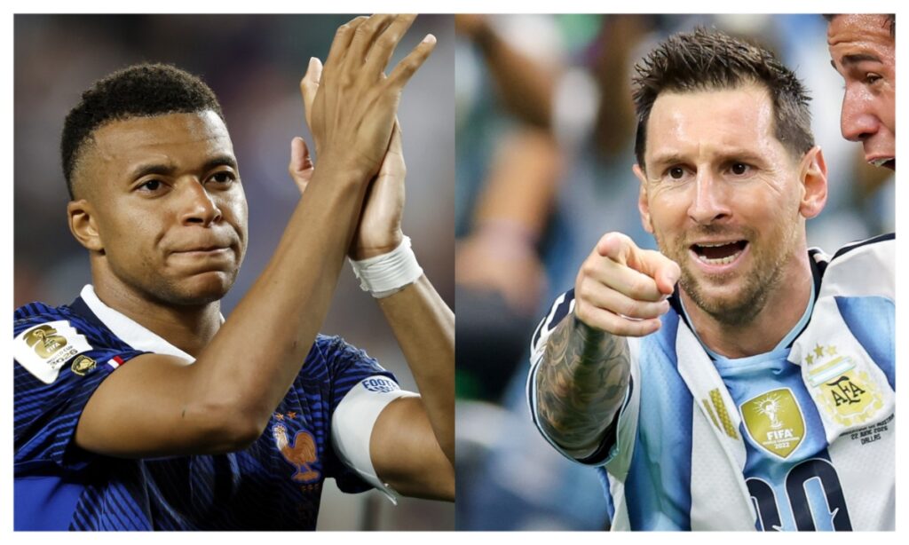 Messi Mbappe