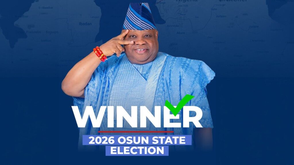 Accord’s Adeleke Wins Osun Governorship Election, Returns For Second Term Adelek Wins