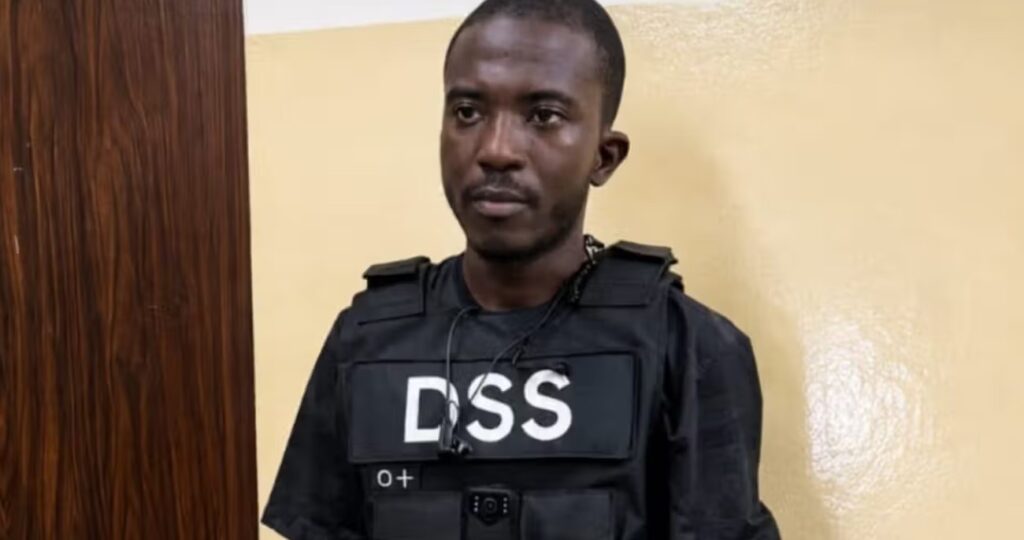 DSS Arrests Fake Officer With Toy Gun Over Alleged Extortion Of Abuja Motorists Fake DSS