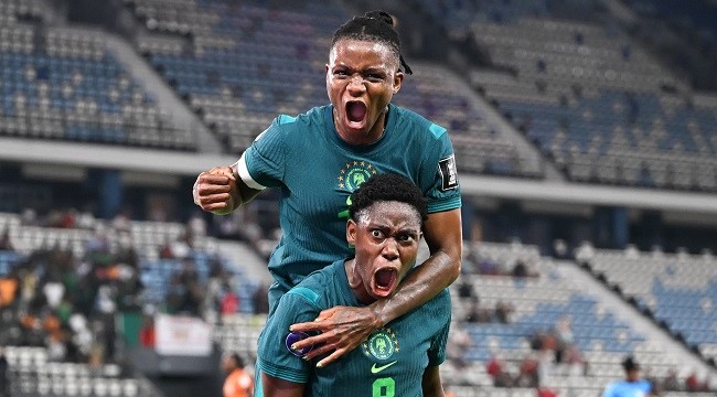 Nigeria’s Super Falcons Thrash Egypt 6-2 To Reach WAFCON Quarter-Finals Falcons Egypt 1