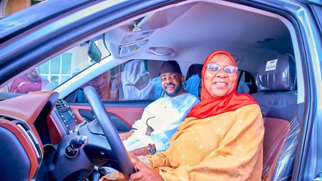 MAAUN Founder, Professor Gwarzo Gifts Northwest Varsity VC Brand-New Hyundai For Service MAUUN Car Northwest