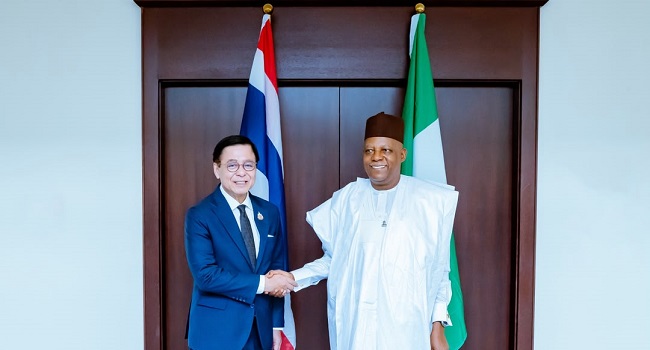 Nigeria, Thailand Move To Deepen Ties In Technology, Agriculture, Renewable Energy Shettima Thailand