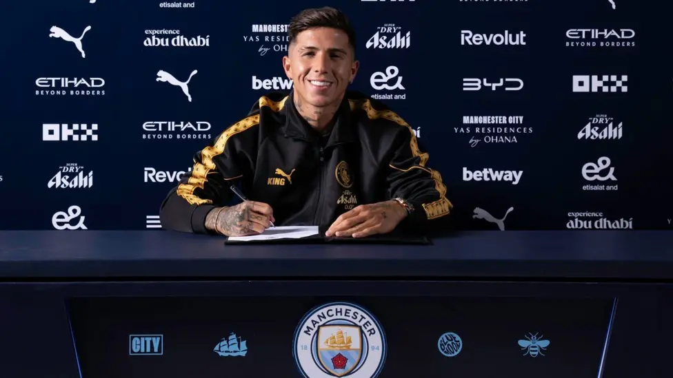 Enzo Fernandez Joins Manchester City From Chelsea For Joint-British Record £125m Enzo City