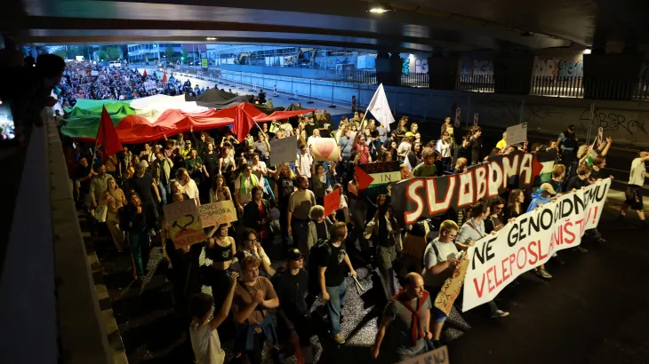 Slovenia Protest