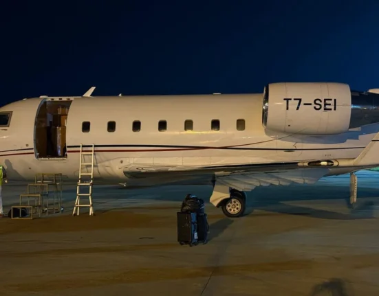 Private Jet Door