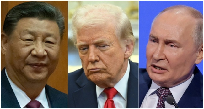 Putin Xi Trump